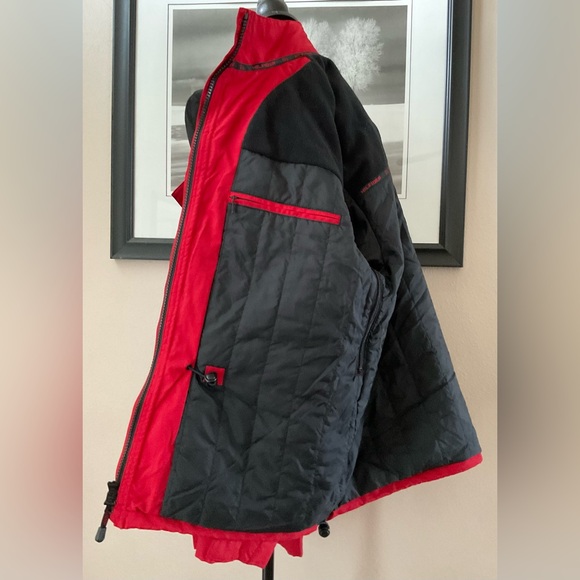 Tommy Hilfiger Ski Parka Red Coat Winter Jacket Mens Size Large - Picture 10 of 12